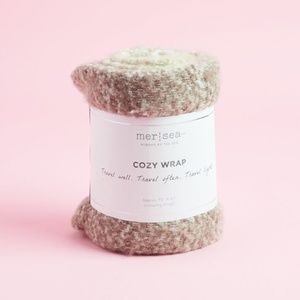 Mer Sea Wrap/Cozy Scarf, Blush,  New in Packaging